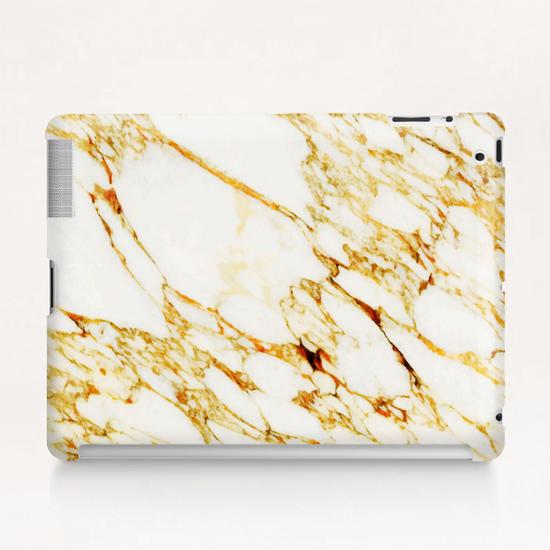 Gold Marble Tablet Case by Uma Gokhale