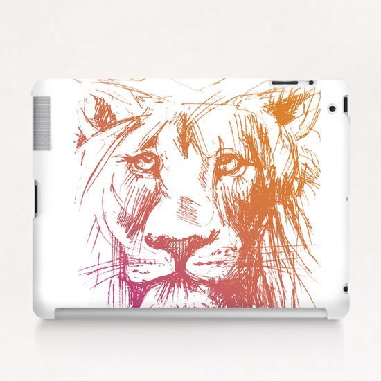 Lion Tablet Case by Georgio Fabrello