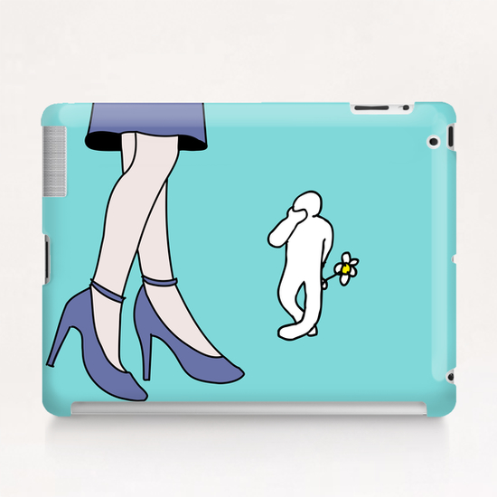 Shy Mister White Tablet Case by Yann Tobey