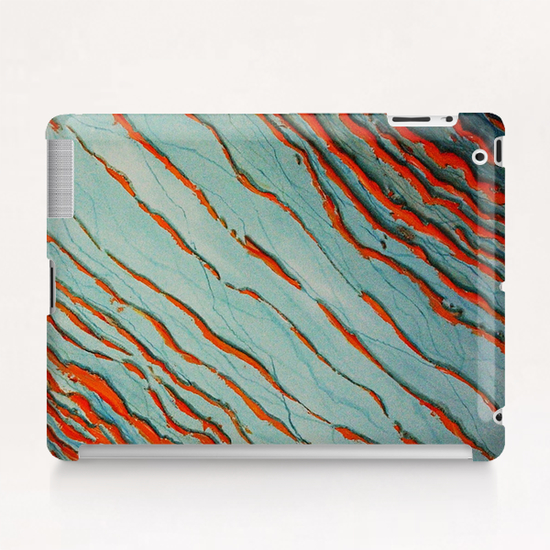 Red Waves Tablet Case by di-tommaso