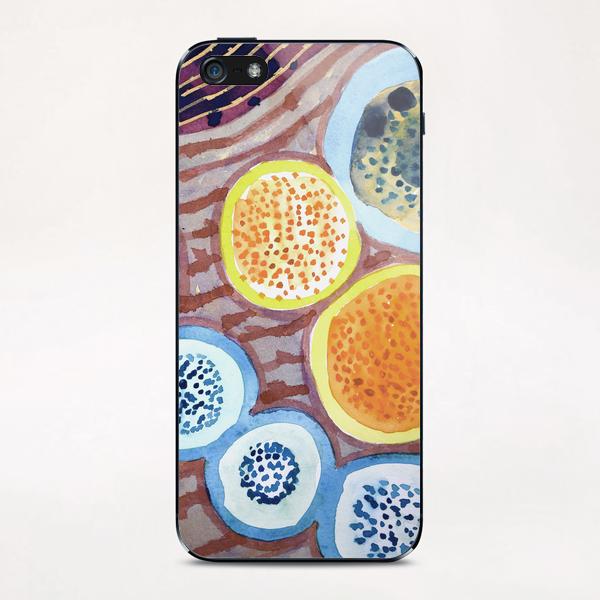 Still Life With Dotted Fruits iPhone & iPod Skin by Heidi Capitaine