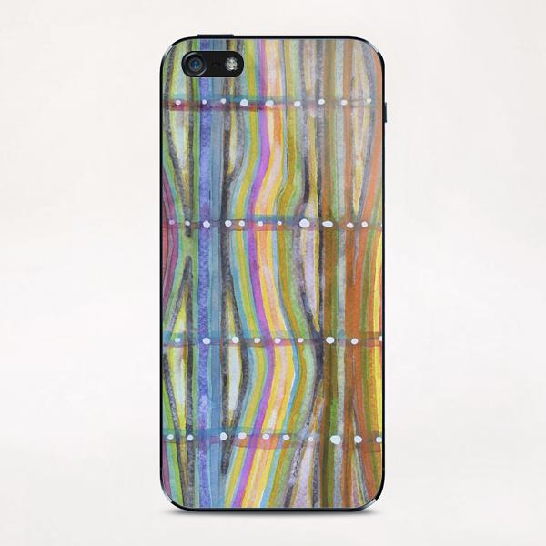 Bundled Lines iPhone & iPod Skin by Heidi Capitaine