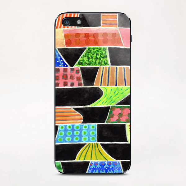 Black versus Color  iPhone & iPod Skin by Heidi Capitaine