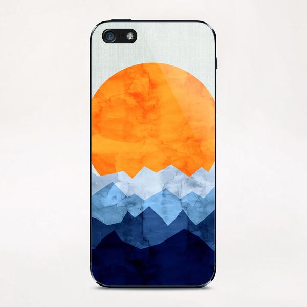 Watercolor landscape geometrica iPhone & iPod Skin by Vitor Costa