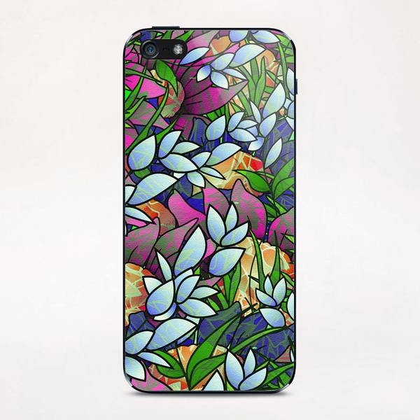 Floral Abstract Artwork G464 iPhone & iPod Skin by MedusArt