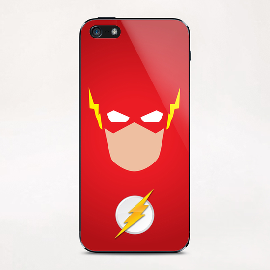 Flash iPhone & iPod Skin by Roberto Caporilli