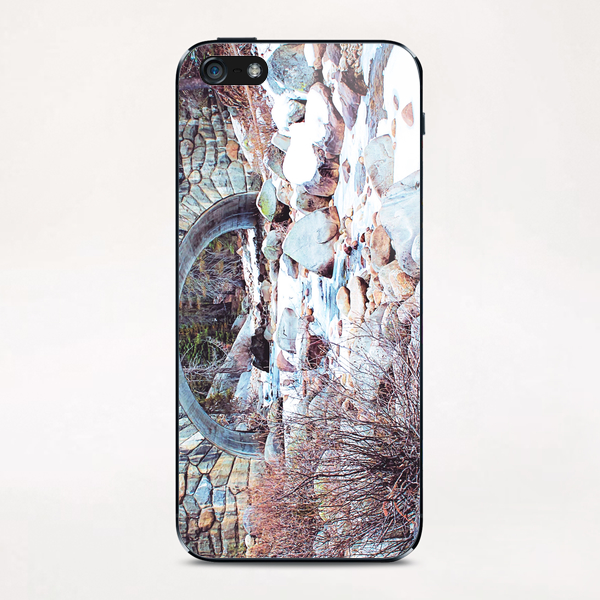 river covered with snow at Sequoia national park, USA iPhone & iPod Skin by Timmy333