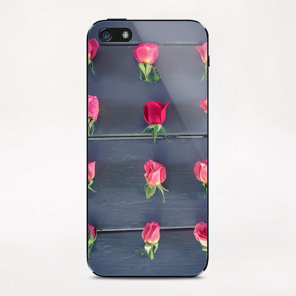 pink roses and red rose on the table iPhone & iPod Skin by Timmy333