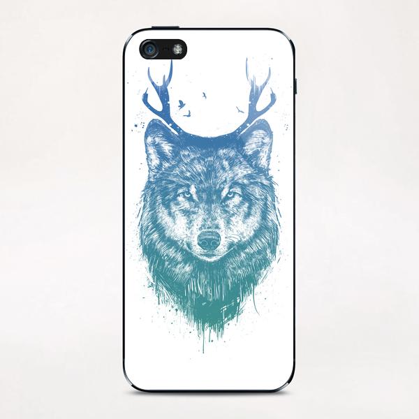 Deer wolf iPhone & iPod Skin by Balazs Solti