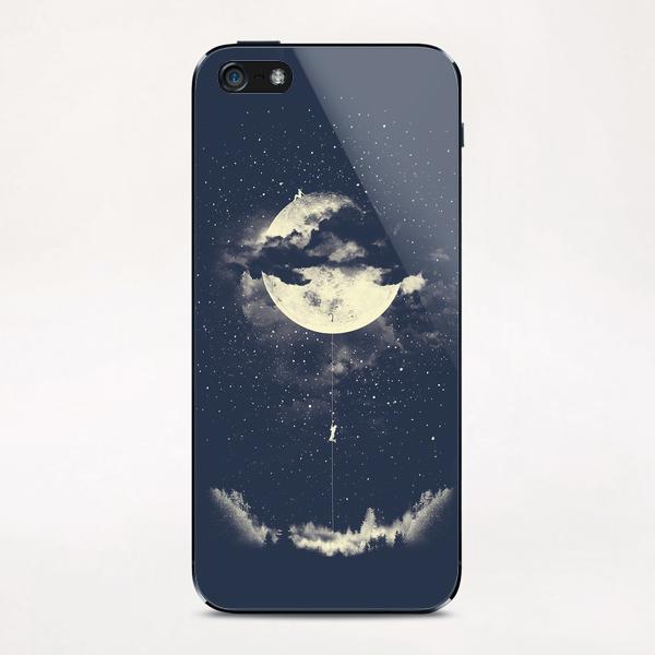 MOON CLIMBING iPhone & iPod Skin by Miro Zatkuliak