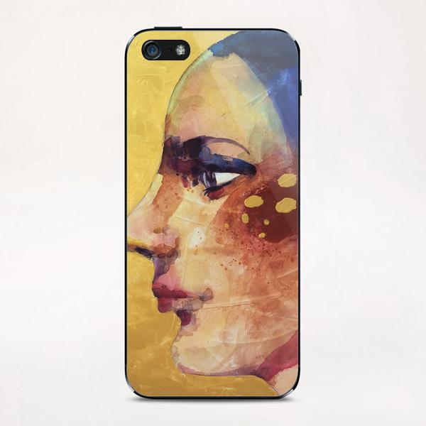 Profilo di donna iPhone & iPod Skin by andreuccettiart