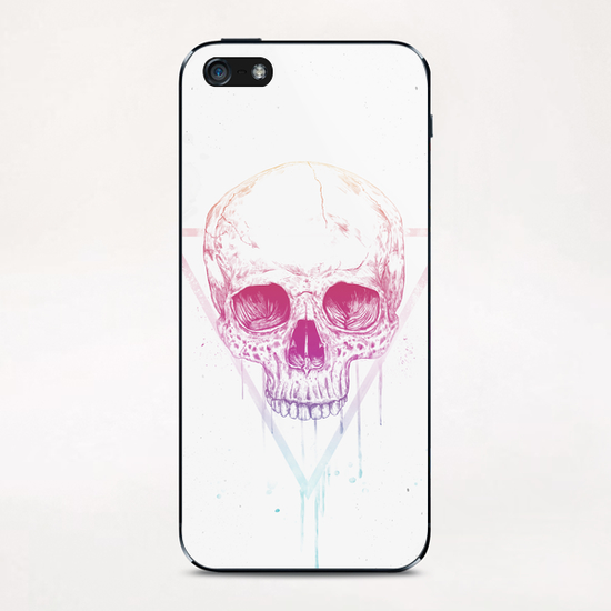 Skull in triangle iPhone & iPod Skin by Balazs Solti