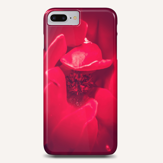 fresh red rose background Phone Case by Timmy333