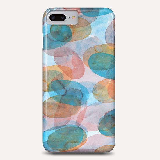 Orange Blue Red Ovals Phone Case by Heidi Capitaine