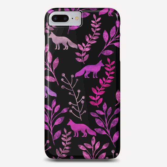 Floral and Fox Phone Case by Amir Faysal