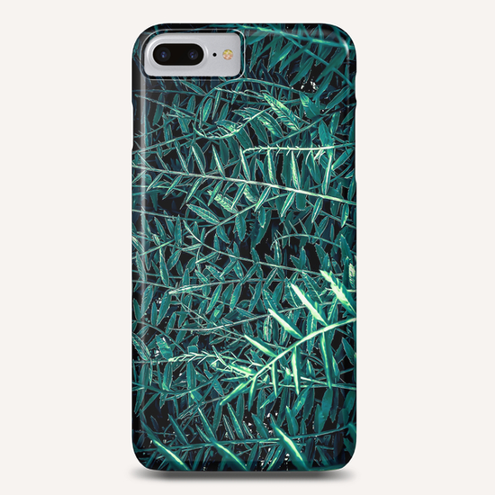 green leaf texture abstract background Phone Case by Timmy333