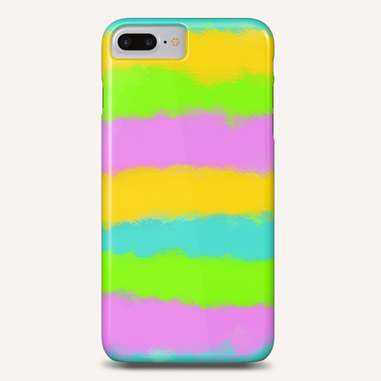 blue yellow pink and blue painting texture abstract background Phone Case by Timmy333