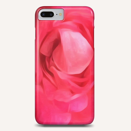 closeup red rose texture abstract background Phone Case by Timmy333