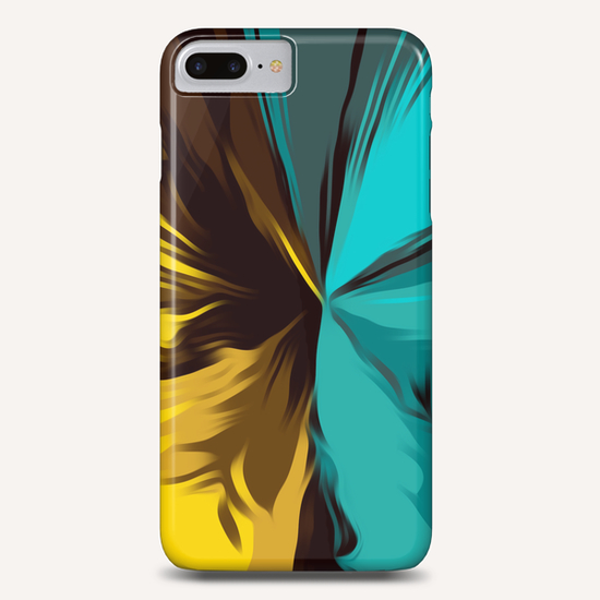 yellow green and brown splash painting texture abstract background Phone Case by Timmy333