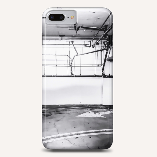 underground parking lot with tube in black and white Phone Case by Timmy333