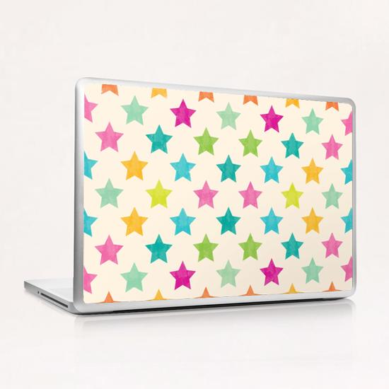 Colorful Star Laptop & iPad Skin by Amir Faysal