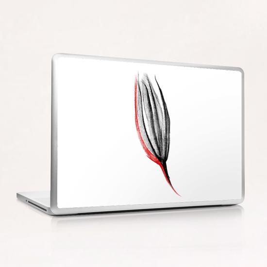 Red Flower Laptop & iPad Skin by cinema4design