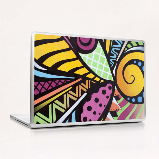 Macro incandescent ecosystem 3 Laptop & iPad Skin by Skount