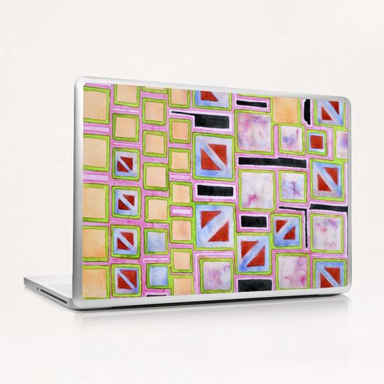 Composition out of Three Kind of Squares Laptop & iPad Skin by Heidi Capitaine