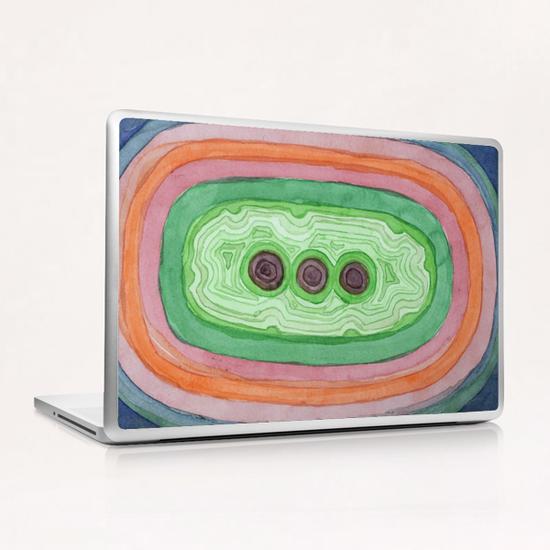 Fruit With Three Seeds Laptop & iPad Skin by Heidi Capitaine