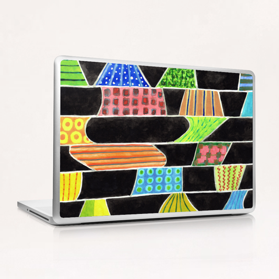 Black versus Color  Laptop & iPad Skin by Heidi Capitaine