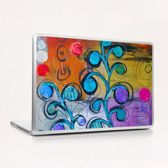 Circle Trees C Laptop & iPad Skin by Elizabeth St. Hilaire