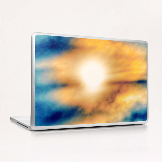 beautiful cloudy sunset sky in summer Laptop & iPad Skin by Timmy333