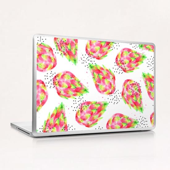 Dragon Fruit Laptop & iPad Skin by Uma Gokhale