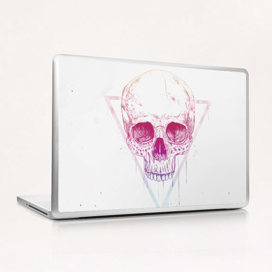 Skull in triangle Laptop & iPad Skin by Balazs Solti