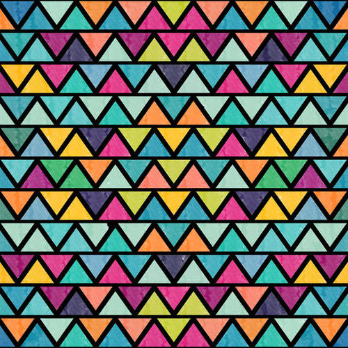 Lovely Geometric Background Mural by Amir Faysal