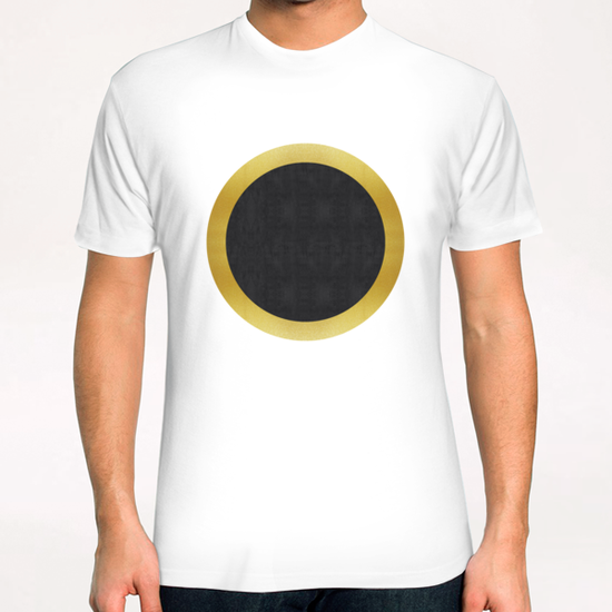 Geometric and golden art III T-Shirt by Vitor Costa