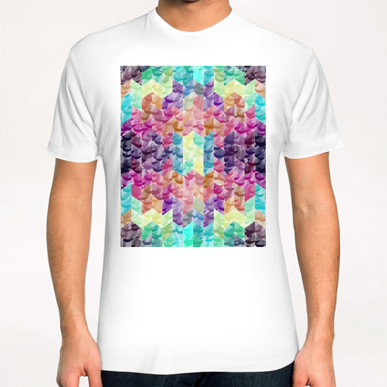 Abstract Geometric Background #14 T-Shirt by Amir Faysal