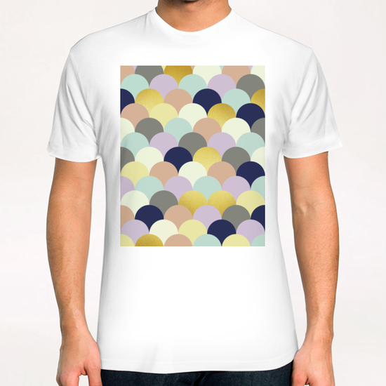 Golden modern art T-Shirt by Vitor Costa