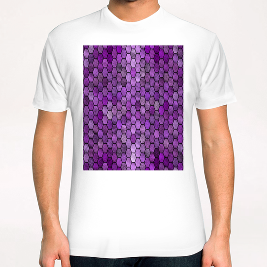 Glitters Honeycomb X 0.3 T-Shirt by Amir Faysal