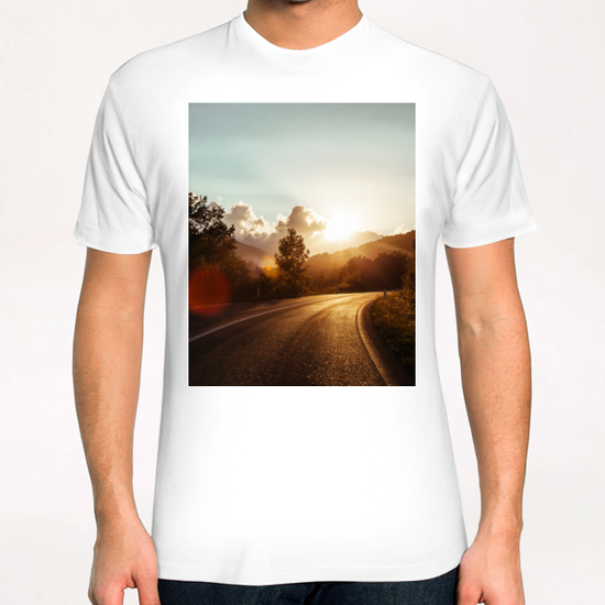 Mountains in the background XI T-Shirt by Salvatore Russolillo