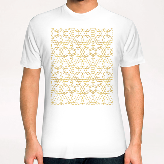 Art Deco Gold  T-Shirt by Uma Gokhale