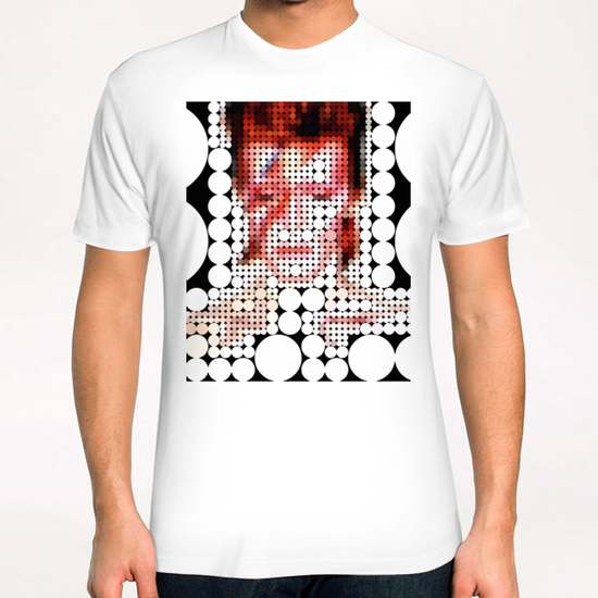 Aladdin Sane Abstract T-Shirt by Louis Loizou