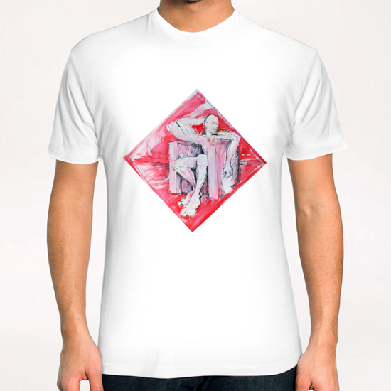 Sitting man T-Shirt by Georgio Fabrello