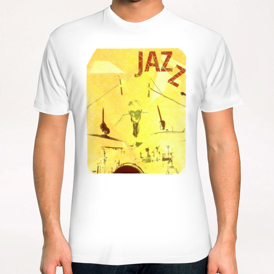 Jazz Poster T-Shirt by cinema4design