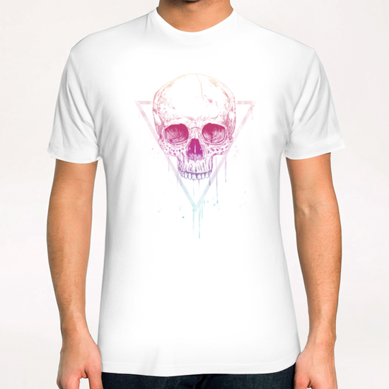 Skull in triangle T-Shirt by Balazs Solti